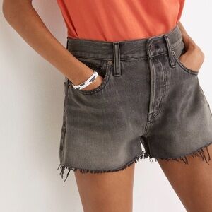 Madewell Relaxed High Rise Denim Shorts in Bienville Wash Size 29